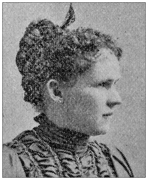 著名人物的古董肖像:埃拉·L·诺尔斯·哈斯凯尔图片下载