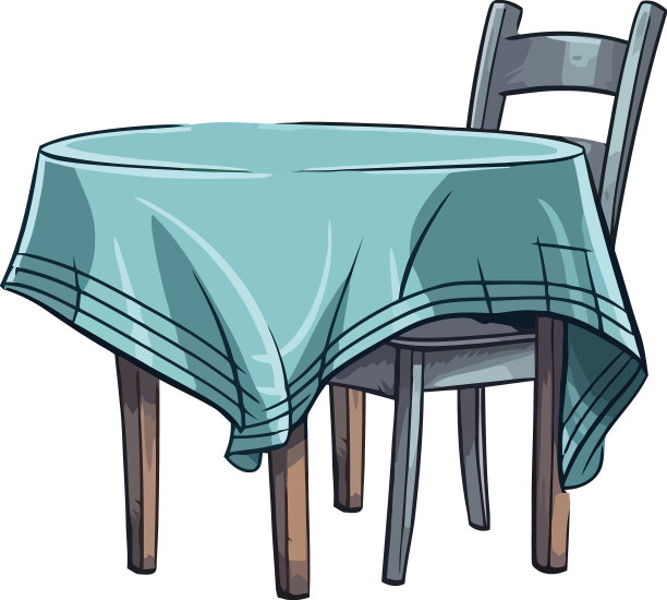 舒适的椅子和桌子图片下载