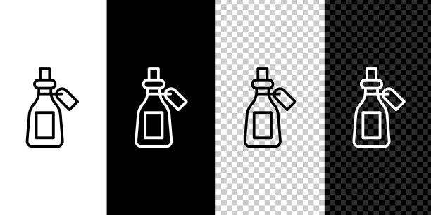 设定行精油瓶图标隔离上图片下载