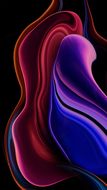 现代色彩设计背景，渐变色彩抽象背景，流畅放松的概念，图片下载