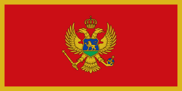 黑山欧洲国旗图片下载