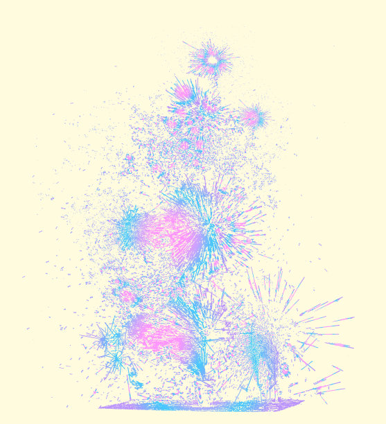 后院烟花汇演图片下载