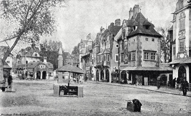 维也纳戏剧和音乐展览，Hoher Markt，一个表演广场图片下载