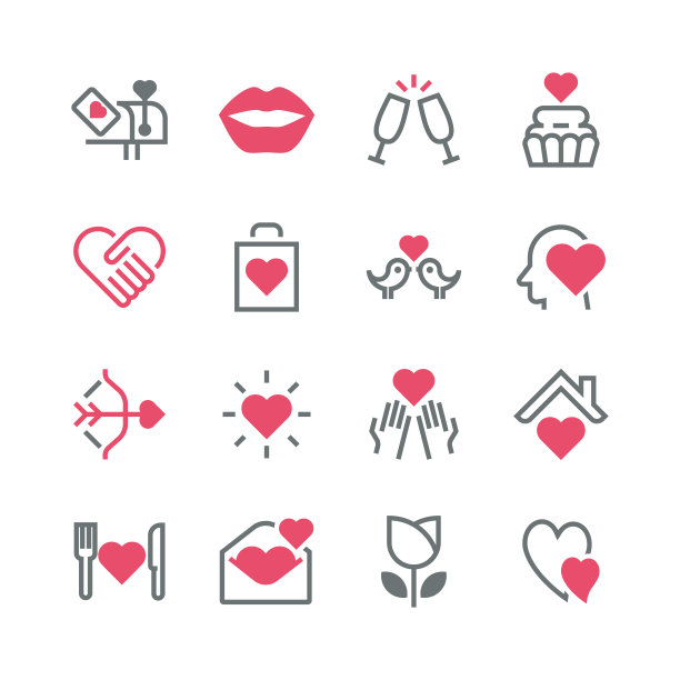 爱与情人节图标图片下载