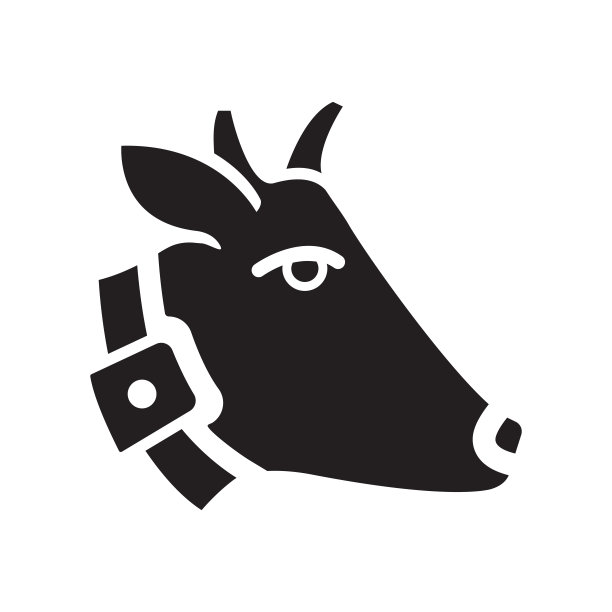 畜牧图标，矢量符号插图。图片下载