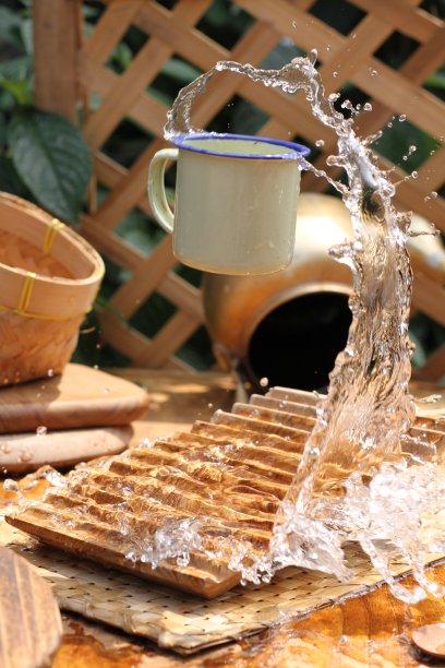 一杯茶的水花图片下载