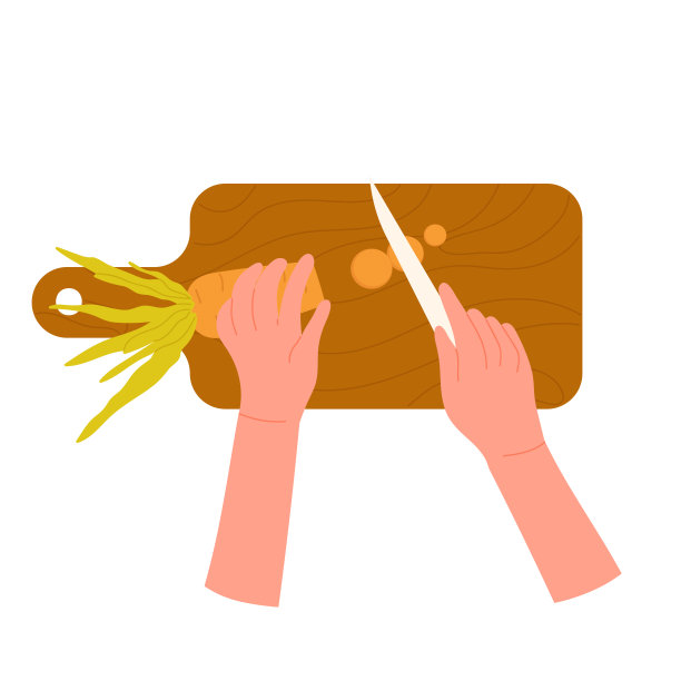 手切胡萝卜在船上图片下载