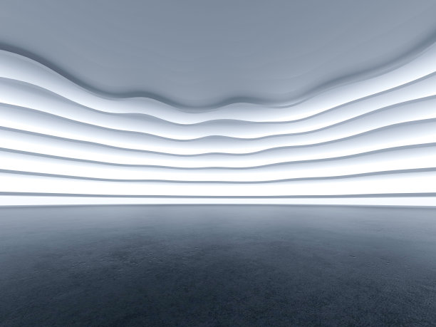 未来感的空房间图片下载