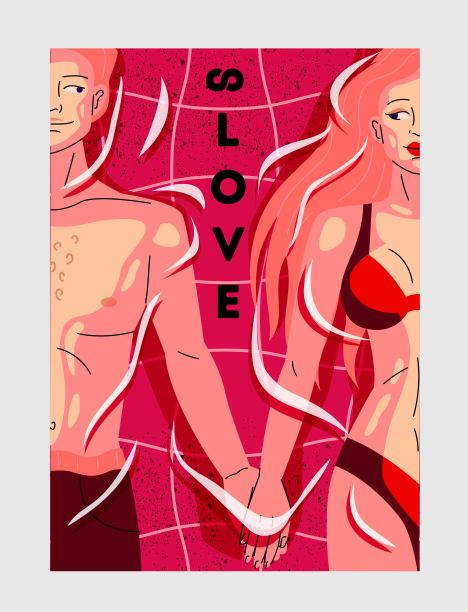 恋爱中的男人和女人图片下载