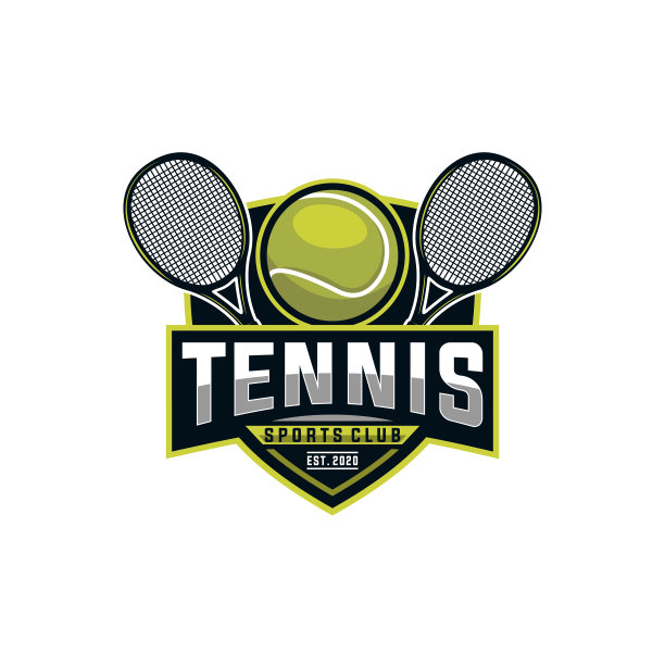 网球矢量图形模板。体育球插图。图片下载