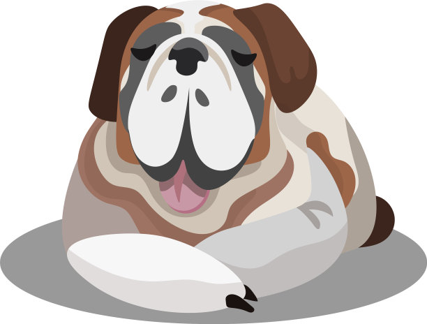 英国斗牛犬光栅在平图片下载