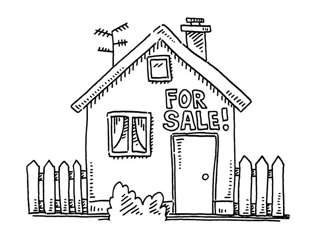 老房子出售图图片下载