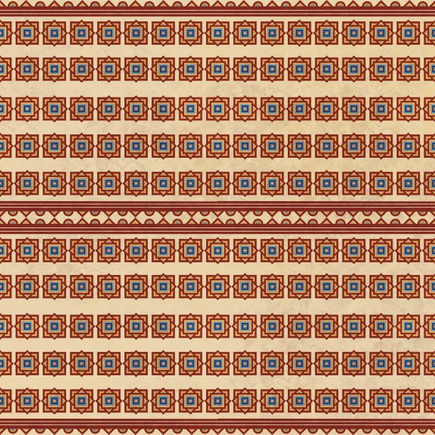 民族复古东方几何风格无缝花纹。抽象传统民俗。伊卡特热带纹理纺织背景。抽象手绘泰式。图片下载