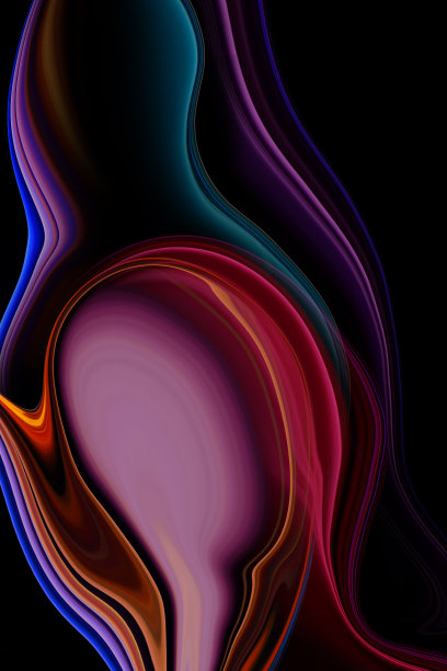 现代色彩设计背景，渐变色彩抽象背景，流畅放松的概念，图片下载