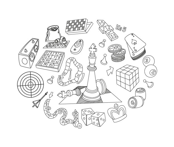 象棋涂鸦圈套装图片下载