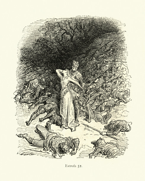 公主被敌人的骑士俘获图片下载