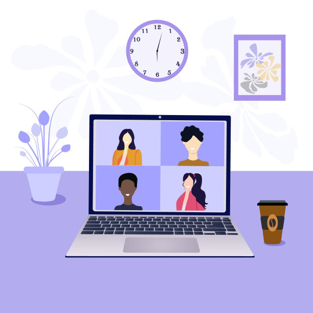 视频会议的概念图片下载