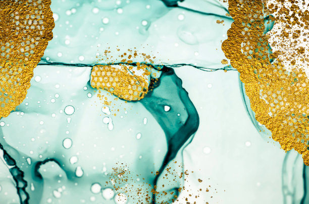 鸟。墨水。大理石的艺术。背景。图片下载