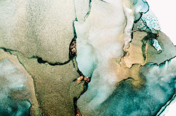 鸟。墨水。大理石的艺术。背景。图片下载