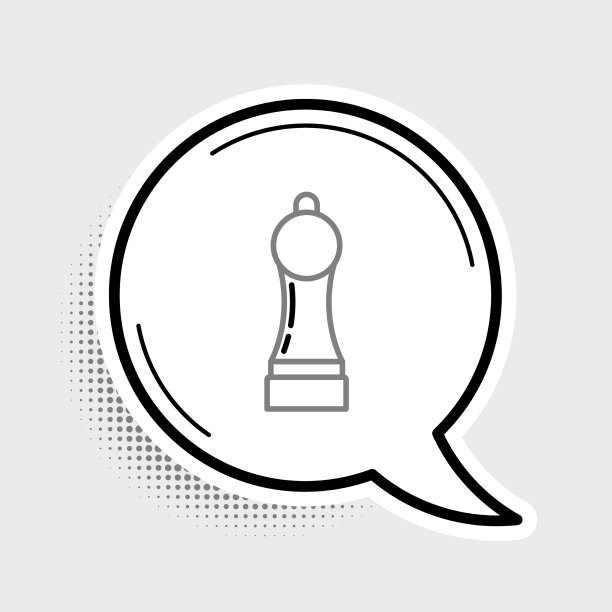 线椒图标孤立在灰色背景图片下载