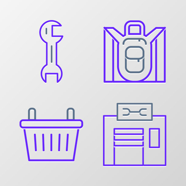 设线路自行车维修服务篮徒步旅行图片下载