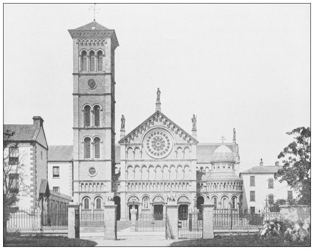 爱尔兰古董照片:蒂珀雷里郡的瑟尔斯大教堂图片下载