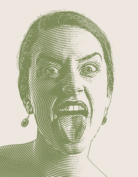 女人吐着舌头笑图片下载