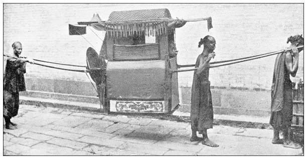 中国古代旅行摄影:轿子图片下载