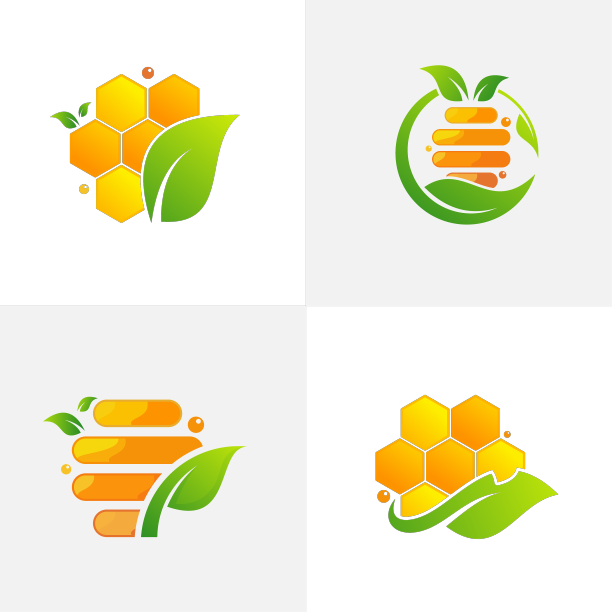 蜜汁农场标志设计模板农场标志概念图片下载