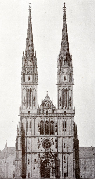 萨格勒布大教堂图片下载