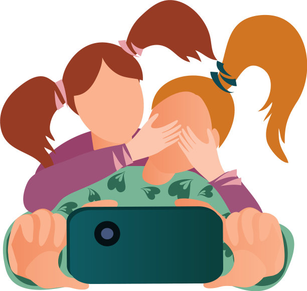 可爱有趣的女朋友拍可爱的自拍照图片下载