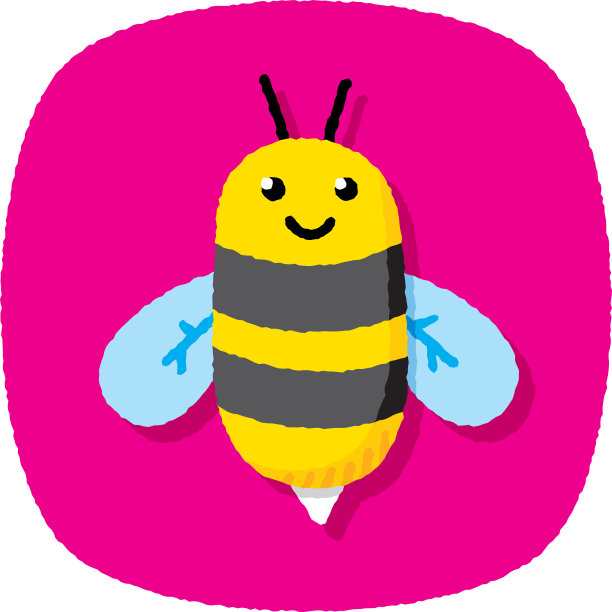 蜜蜂涂鸦图片下载