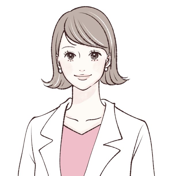 女医生、白大褂、美容师、顾问、研究员、医生、医生、专家、整容外科、整形外科、美容医学、医生、美容研究生院、注册营养师、营养师、医生、女插画席图片下载