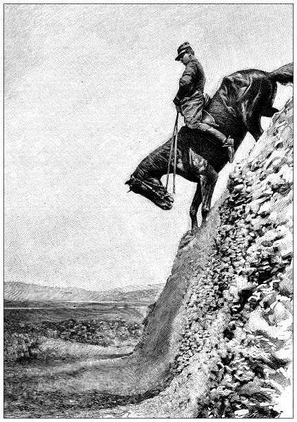 古董插图:非洲的军马训练图片下载