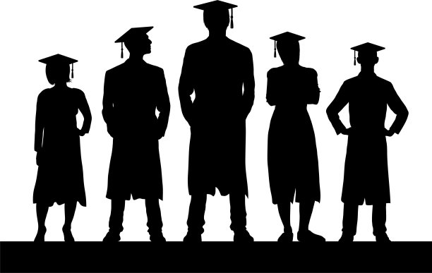 研究生领导人轮廓图片下载