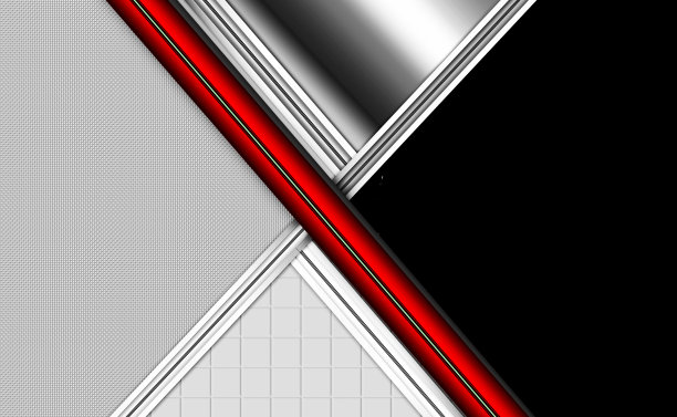 公司抽象银色和黑色背景装饰金属条纹。图片下载