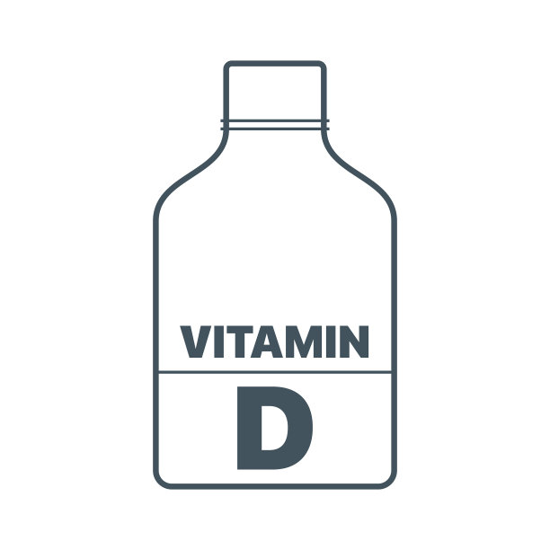 维生素和矿物质罐设计图片下载