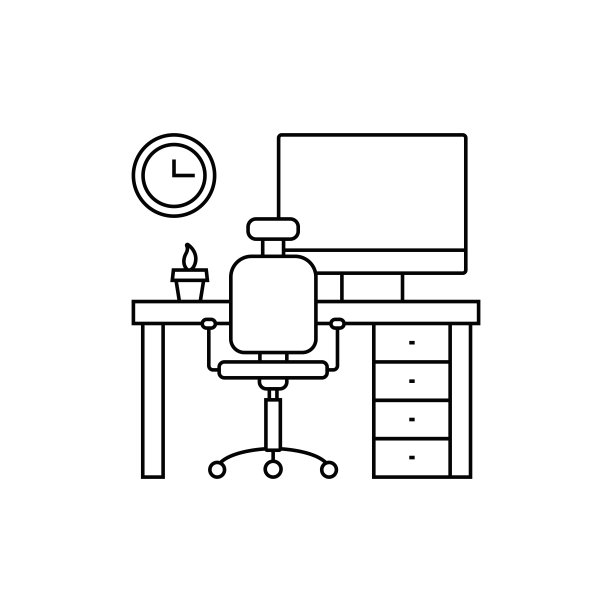 工作台线图标图片下载