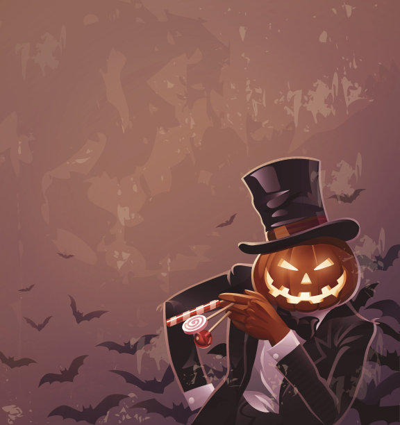 万圣节糖果背景图片下载