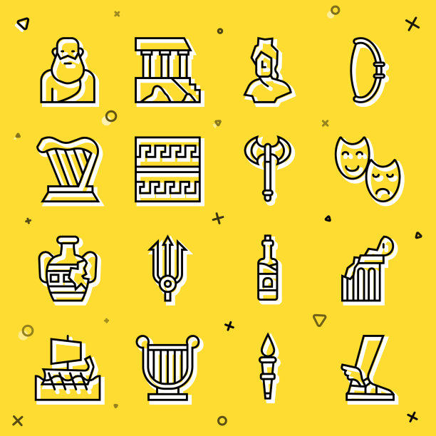 集线赫尔墨斯凉鞋断古柱图片下载