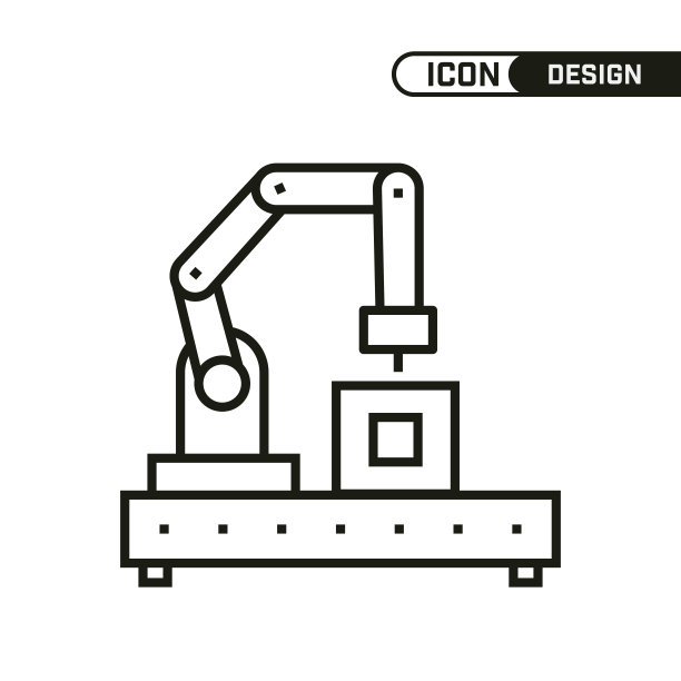 人工智能线路图标。单一的图标设计。多用途和编辑细线设计。图片下载