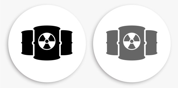 核桶黑色和白色圆形图标图片下载
