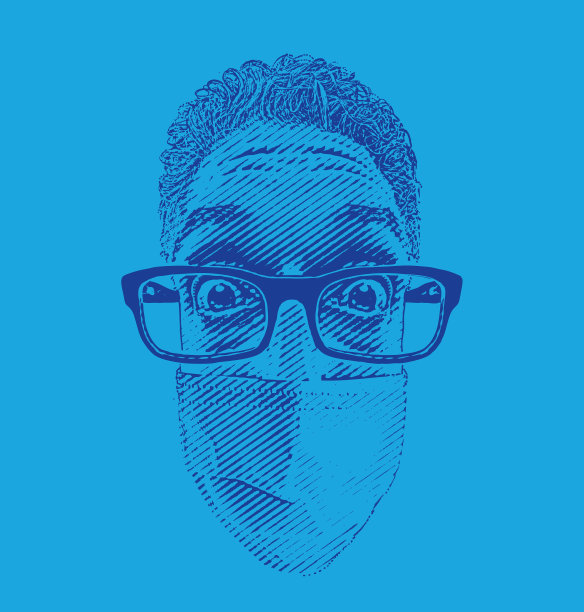 一名男子戴着面具的有趣自拍图片下载