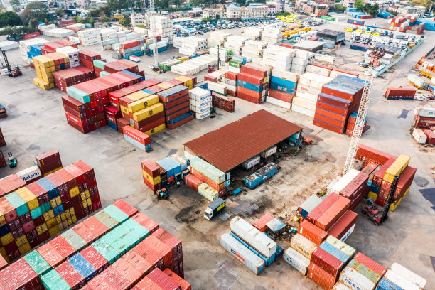 香港的物流中心图片下载