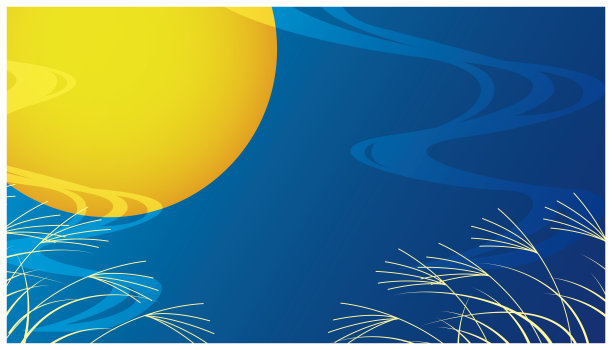 华丽的中国风格的亚洲传统装饰边秋叶图片下载