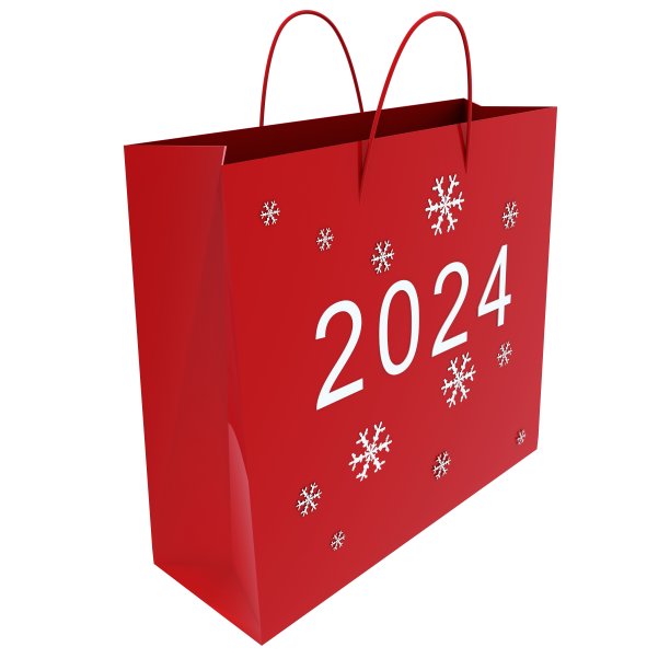 2024年新年购物袋图片下载
