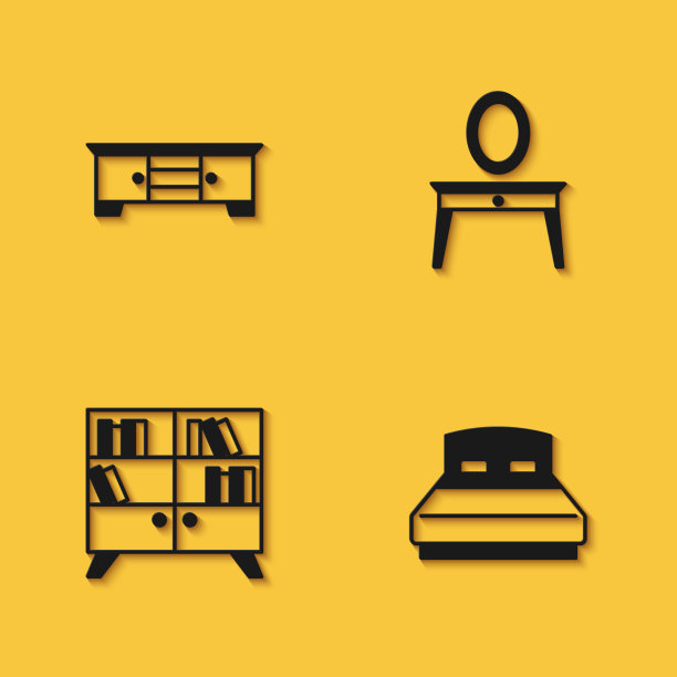 集电视桌、大床、图书馆书架和图片下载