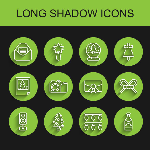 设线立体声扬声器圣诞树派对图片下载