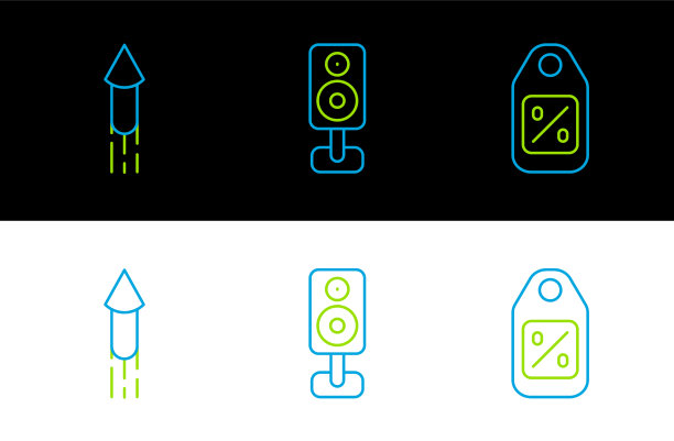 设定价格标签与销售烟花火箭和图片下载