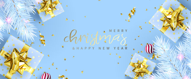 矢量插图。恭贺新禧，圣诞快乐。图片下载